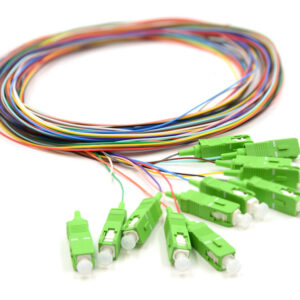 12X PIGTAIL SC/APC SM G657A2 GOLD zestaw 12x 2m