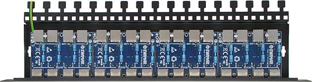16-kanałowe zabezpieczenie IP serii EXTREME z ochroną PoE EWIMAR PTF-516R-EXT/PoE