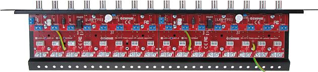16-kanałowy, separowany konwerter UTP do AHD, HD-CVI, HD-TVI z zabezpieczeniem przeciwprzepięciowym