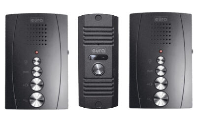 EURA ADP-12A3 ”INVITO” Domofon głośnomówiący, bezsłuchawkowy, dwie słuchawki