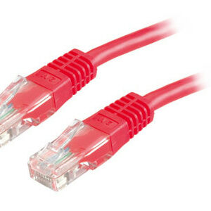 PATCHCORD KAT5E UTP 3M CZERWONY
