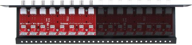 8-kanałowy separator AHD, HD-CVI, HD-TVI z zabezpieczeniem przeciwprzepięciowym EWIMAR LHSO-8R-EXT