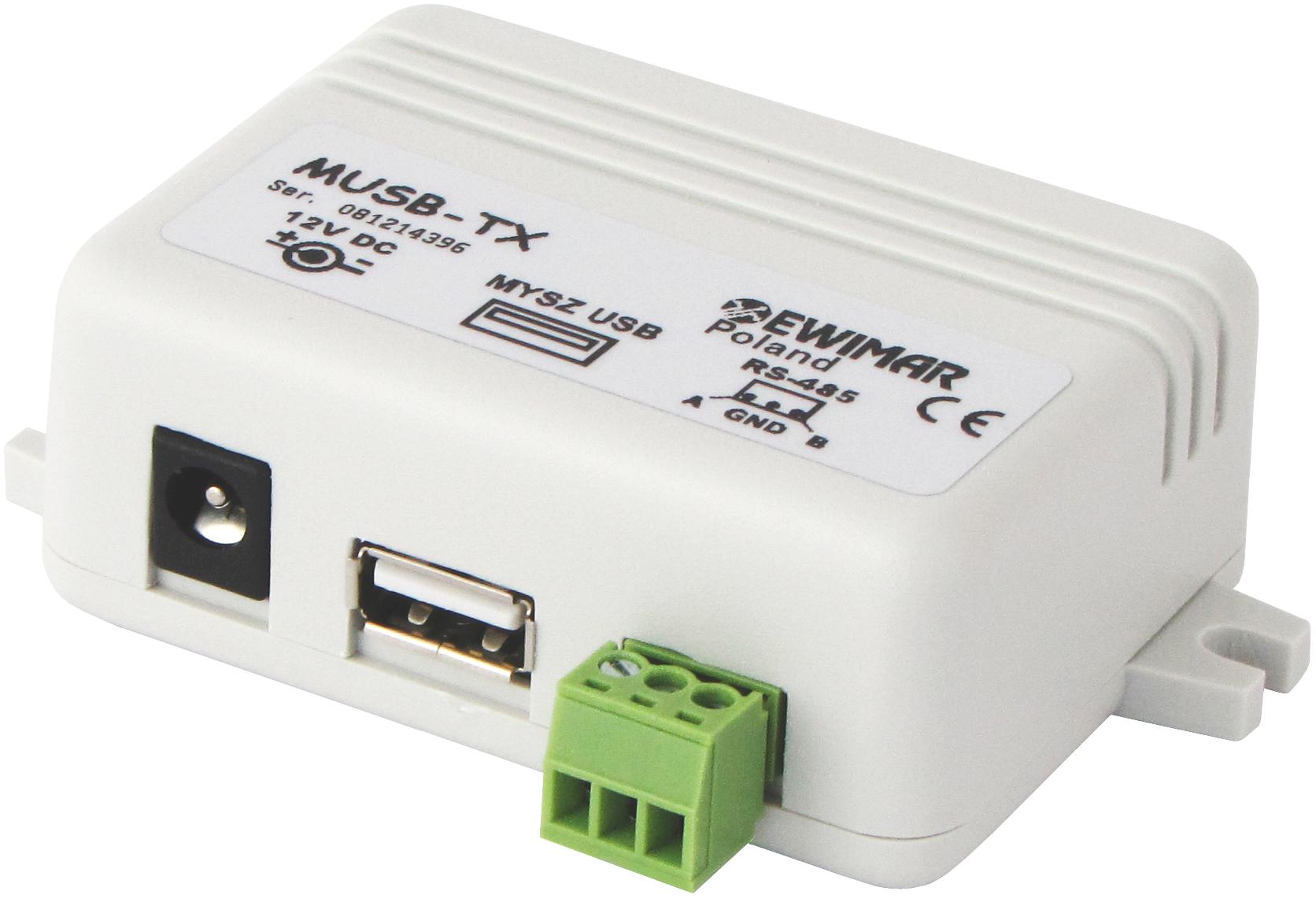 Dodatkowy nadajnik MUSB pozwalający na sterowanie więcej niż jedną myszką EWIMAR MUSB-TX