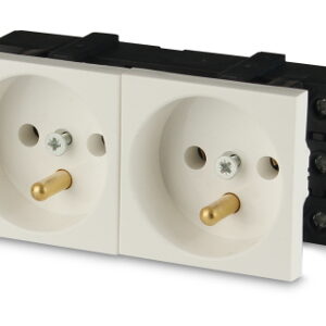 Gniazdo 2M elektryczne podwójne