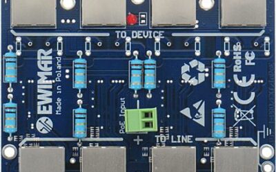 Moduł LAN z zabezpieczeniem przeciwprzepięciowym PRO z funkcją InPoE EWIMAR PTF-54-PRO/InPoE/P
