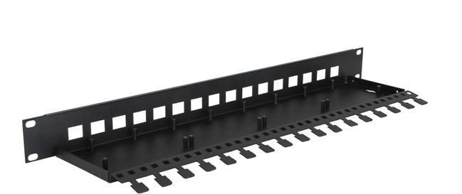 Obudowa do szafy RACK 19' na 4 kanałowe moduły przepięciowe EWIMAR PTU/PTF-5-RACK