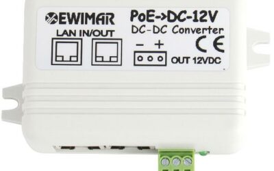 Rozdzielacz zasilania PoE, splitter 12V EWIMAR PoE-Conv2/AF