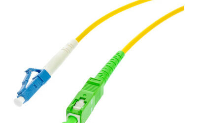 PATCHCORD ŚWIATŁOWODOWY SM 1M SIMPLEX 9/125, SC/APC-LC/UPC 3.0MM