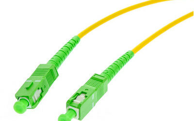 PATCHCORD ŚWIATŁOWODOWY SM 2M SIMPLEX 9/125, SC/APC-SC/APC 3MM