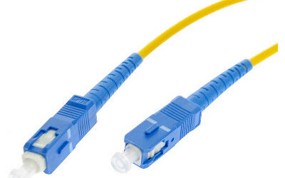 PATCHCORD ŚWIATŁOWODOWY SM 0,5M SIMPLEX 9/125, SC/UPC-SC/UPC