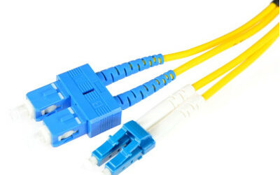 PATCHCORD ŚWIATŁOWODOWY SM SC/UPC-LC/UPC DUPLEX 3m