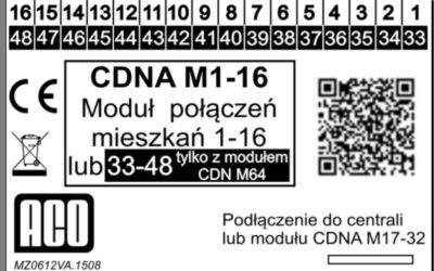 ACO CDNA M1-16 Moduł dzwonienia do centrali CDNA