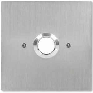 ACO INS-OB-60 Przycisk zwierny wyjścia, podświetlany, podtynkowy, stal nierdzewna, do puszki elektr
