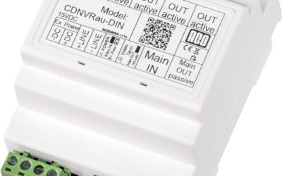 ACO Rozdzielacz aktywny VIDEO na szynę DIN – CDNVRau-DIN