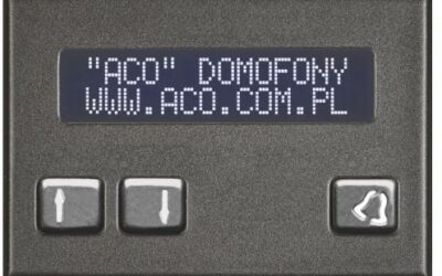 ACO CDN-230E ST Elektroniczny spis lokatorów stal