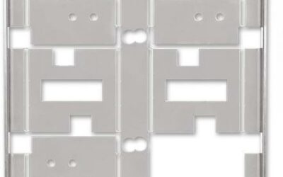 ACO CDN-P-S2 NT Ramka CDN, natynkowa, mała, podwójna, do CDNP5/6, CDNC/B, CDNA, stal kwa