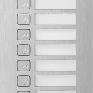 ACO COMO-MOD-9NP Podświetlany panel listy lokatorów z 9 przyciskami do FAMILIO