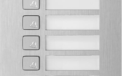 ACO COMO-MOD-9NP Podświetlany panel listy lokatorów z 9 przyciskami do FAMILIO