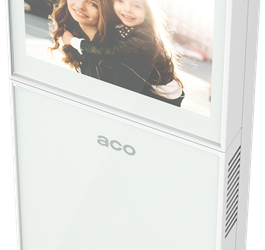 ACO MP800 G2 kolor. wystwietl. 3,5 z dotykowymi ikonami funkcyjnymi