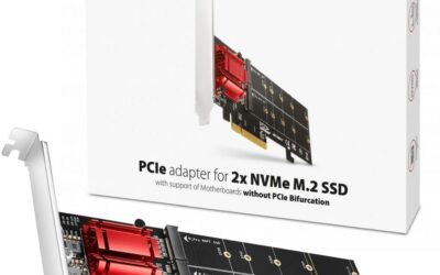 Adapter Axagon PCEM2-ND PCIe 2x NVME M.2