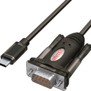 Adapter Unitek Y-1105K USB-C 1x RS-232