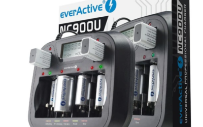 Ładowarka procesorowa do akumulatorków AA / AAA / C / D / 6F22 / 9V everActive NC-900U