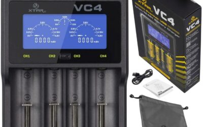 Ładowarka do akumulatorów cylindrycznych Li-ion / Ni-MH AA / AAA / 18650 Xtar VC4