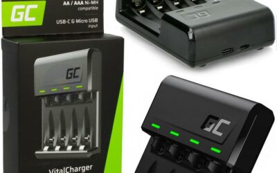 ŁADOWARKA Green Cell VITALCHARGE DO AKUMULATORKÓW AA R6 / AAA R03 Ni-MH GRADGC01