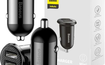 ŁADOWARKA SAMOCHODOWA Baseus Grain Pro CCALLP-01 24W 4.8A 2x USB-A