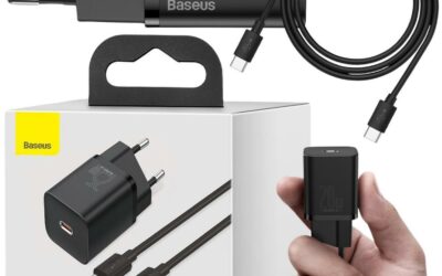 ŁADOWARKA SIECIOWA Baseus Super Si Quick Charger 1C TZCCSUP-L01 25W 1x USB-C PD 3.0 QC 3.0 + KABEL