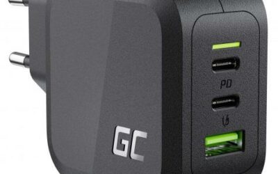 ŁADOWARKA SIECIOWA Green Cell PowerGan 65W 2xUSB-C 1xUSB-A CHARGC08