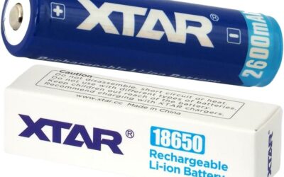 Akumulator 18650 Li-Ion 3,7V Xtar 2600mAh (1 szt.) z zabezpieczeniem