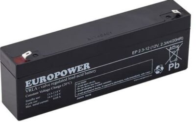Akumulator AGM EUROPOWER serii EP 12V 2.3Ah (Żywotność 6-9 lat)