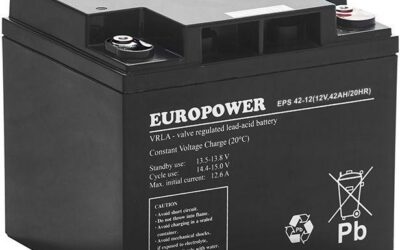 Akumulator AGM EUROPOWER serii EPS 12V 42Ah (Żywotność 8-12 lat)
