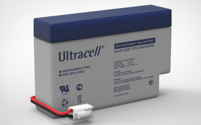 Akumulator AGM ULTRACELL UL 12V 0.8Ah (terminal JST)