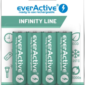 Akumulatorki AA / R06 Ni-MH everActive 1100mAh Infinity Line 3000 cykli (blister 4 szt.)