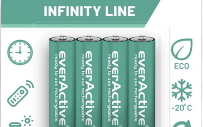 Akumulatorki AAA / R03 Ni-MH everActive 550mAh Infinity Line 3000 cykli (blister 4 szt.)