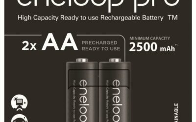 Akumulatorki R6 / AA Panasonic Eneloop PRO 2500mAh Ni-MH BK-3HCDE/2BE (blister 2 szt.)