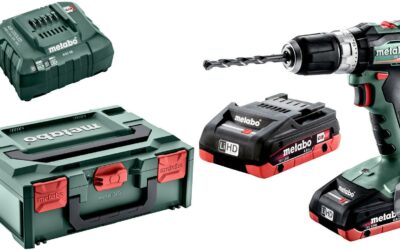 Akumulatorowa wiertarka udarowa Metabo SB 18 L BL 2x4Ah walizka ładowarka