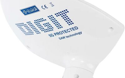 Antena szerokopasmowa DVB-T/T2 DIGIT Activa 5G Telmor biała