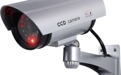 Atrapa kamery tubowej srebrna AT-1B-S