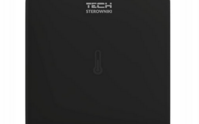 Bezprzewodowy czujnik temperatury czarny C-8R Tech Sterowniki