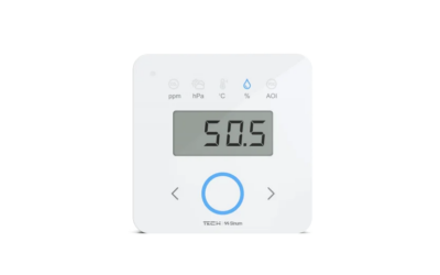 Bezprzewodowy multiczujnik z wyswietlaczem biały MC-02 Tech Sterowniki