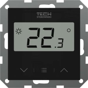Bezprzewodowy regulator pokojowy czarny F-8Z Tech Sterowniki