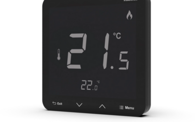 Bezprzewodowy regulator pokojowy czarny R-8S PLUS Tech Sterowniki