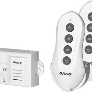BEZPRZEWODOWY STEROWNIK OŚWIETLENIA ORNO OR-GB-448 2 piloty