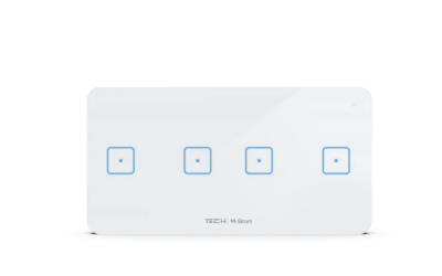 Bezprzewodowy włącznik czteropolowy biały WSS-22 Tech Sterowniki