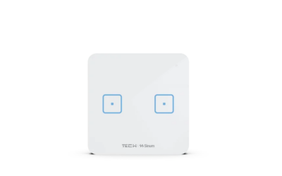 Bezprzewodowy włącznik dwupolowy biały WS-02 Tech Sterowniki