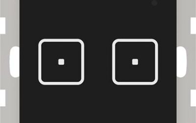 Bezprzewodowy włącznik dwupolowy czarny FS-02 Tech Sterowniki