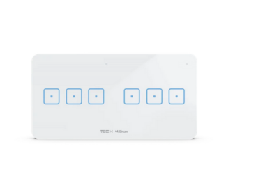 Bezprzewodowy włącznik sześciopolowy czarny WSS-33 Tech Sterowniki